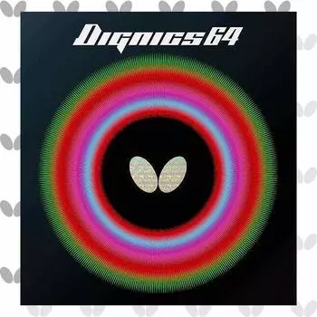 Накладка для настольного тенниса Butterfly Dignics 64 Back Soft High Tension Red Extra Thick 06060