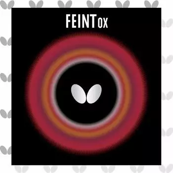 Накладка для настольного тенниса Butterfly Feint OX High Tub 1 шт. 00060 черный FEOXB (Нет губки)