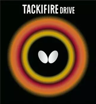 Накладка для настольного тенниса Butterfly, резиновая Takifire Drive 05330, красная, толстая красный