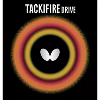 Накладка для настольного тенниса Butterfly, резиновая Takifire Drive 05330, черная, очень толстая чёрный