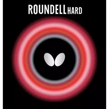 Накладка для настольного тенниса Butterfly Roundel, жесткая, с высокой степенью натяжения, черная, очень толстая 05890 (278)