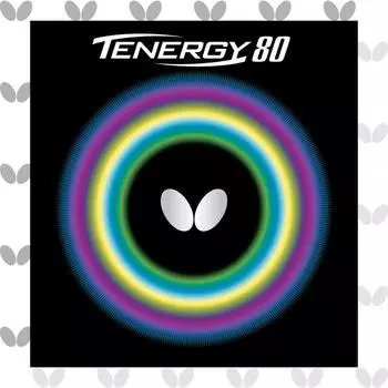 Накладка для настольного тенниса Butterfly Tenergy 80 Back Soft Tension (Вращение) 05930 Красный толстый
