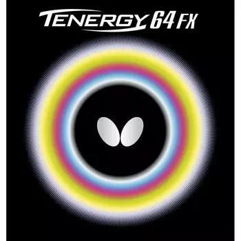 Накладка для настольного тенниса Butterfly Tenergy 64 FX Back Soft Tension 05920 Красная, очень толстая (Вращение)