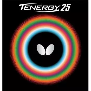 Накладка для настольного тенниса Butterfly Tenergy 25 Back Soft Tension 05810 черная толстая (Вращение) чёрный