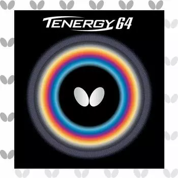 Накладка для настольного тенниса Butterfly Tenergy 64 Back Soft Tension 05820 Красная, очень толстая (Вращение) красный