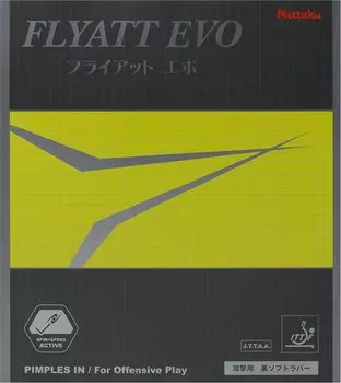 Накладка для настольного тенниса Nittaku Flyat EVO красная толстая NR-8122 красный