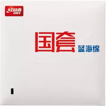 Накладка для настольного тенниса Nittaku Kyo Leopard 3 Kokukyo Blue III NATIONAL RESUBER BLUE с обратной стороны мягкая клейкая черная сверхтолстая NR8734 (ГУБКА УРАГАН)