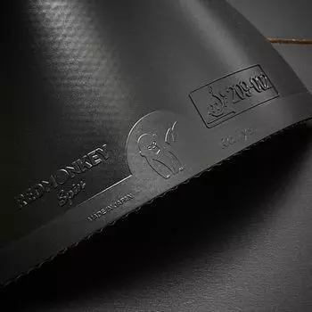 Накладка для настольного тенниса REDMONKEY Spin Rallys Soft Back Сделано в Японии Черный/Красный/Розовый 1.7/2.0/MAX (Черный, МАКС.) чёрный