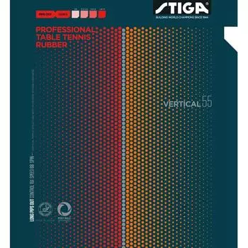 Накладка для настольного тенниса STIGA High Grain Rubber Vertical 55 Red Thin 1710550513
