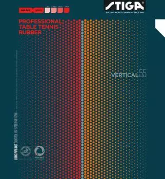 Накладка для настольного тенниса STIGA High Grain Rubber Vertical 55 Red Medium 1710550517 красный