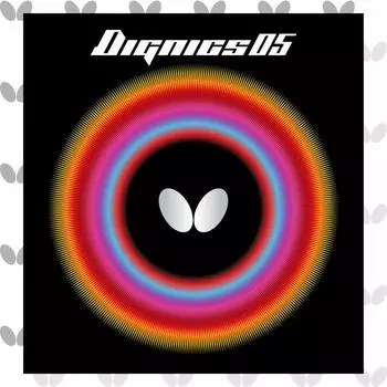 Накладка для настольного тенниса TAMASU Butterfly Dignics 05 с высокой степенью натяжения, мягкая задняя часть 06040, красная, очень толстая