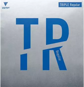Накладка для настольного тенниса VICTAS TRIPLE Regular Triple Regular с мягкой основой, с сильным клеем, красная 200040 (0040) 2,0 красный