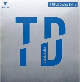 Накладка для настольного тенниса VICTAS TRIPLE Double Extra Soft Back Strong Adhesive Red MAX 200060 (0040)