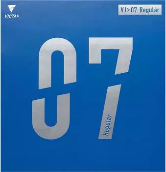 Накладка для настольного тенниса VICTAS VJ07 Regular Spin с высокой эластичной спинкой, мягкая, черная 020711 (0020) 1,8 чёрный