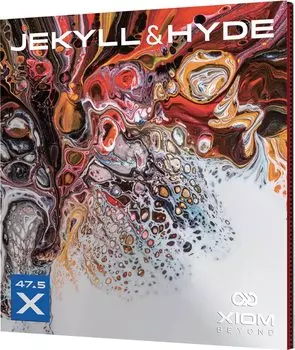 Накладка для настольного тенниса XIOM Jekyll Hyde красная 11191 и X47.5 (РД) 1,9 красный