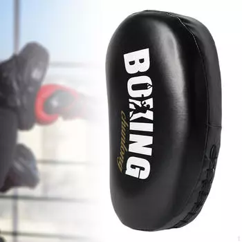 Накладка для тайского бокса изогнутая искусственная кожа утолщенная мишень для ног, коленей и локтей для тренировок