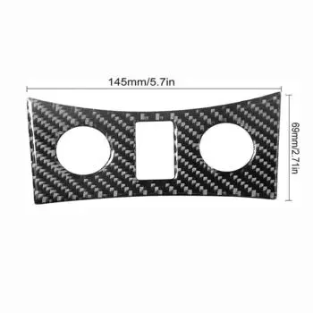 Накладка из углеродного волокна на кнопку подогрева сиденья для интерьера для седана Infiniti G37 10-13