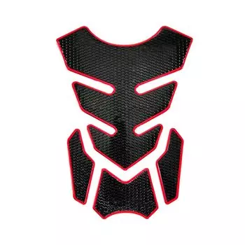 Накладка на бак мотоцикла, наклейка на топливный бак, мягкая резиновая прокладка бака, модифицированная декоративная наклейка, подходит для Harley и других моделей, черная Yamaha,