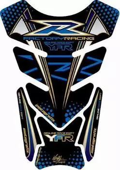 Накладка на бак MOTOGRAFIX YAMAHA QUADPAD (Р6/Р1) Синий/Черный/Золотой MT-TY014BKA