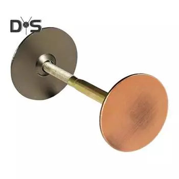 Накладка на дверное отверстие, нержавеющая, устойчивая к коррозии, простая установка, круглая накладка на дверное отверстие, домашняя безопасность бронзовый/красный