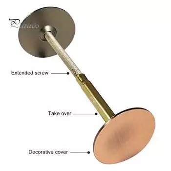 Накладка на дверное отверстие, нержавеющая, устойчивая к коррозии, простая установка, круглая накладка на дверное отверстие, домашняя безопасность бронзовый/красный
