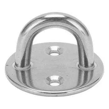 Накладка на глаз U-образный крючок круглый из нержавеющей стали, прочный, устойчивый к ржавчине, для двери, лодки, гамака, дома, 8 мм 5MM