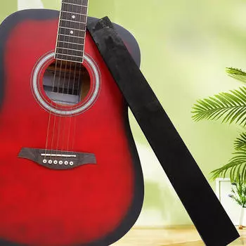 Накладка на гриф гитары, сменная, гладкая, прочная, черная, профессиональная, полированная, деревянная, черное дерево