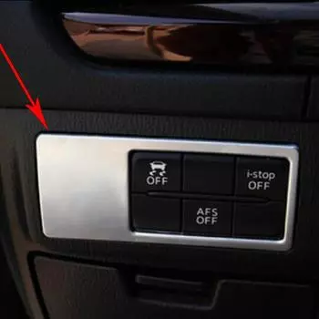 Накладка на кнопку переключателя света салона 1 шт. для Mazda 3 AXELA M3 2014 2015 2016 2017