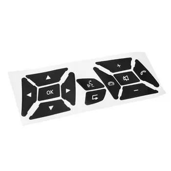 Накладка на кнопку рулевого колеса, ремонтные наклейки, сменные наклейки для C Class CLS C218 SLK W172 W204 W212 W218 W207