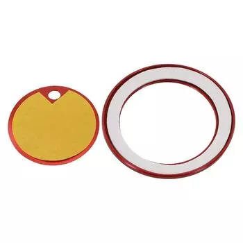 Накладка на кнопку запуска и остановки двигателя для Ford 2024-2024, красная алюминиевая кнопка включения-выключения двигателя, замена декоративного кольца CHINA