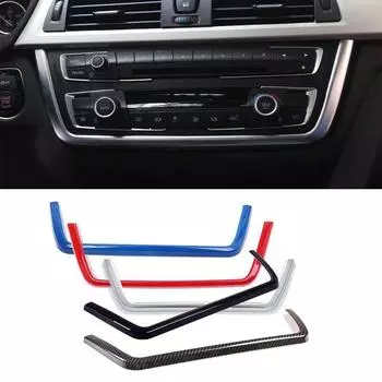 Накладка на крышку консоли приборной панели для BMW 3 4 серии F30 F31 F32 F34 F36 316 318 320 420 2013- чёрный