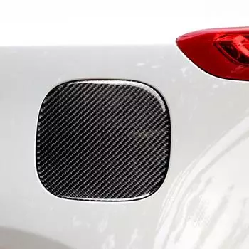 Накладка на крышку топливного бака из углеродного волокна, наклейка на крышку топливного бака для Cadillac XT5 2016-2019, аксессуары для стайлинга автомобиля чёрный