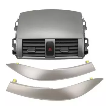 Накладка на крышку воздуховода кондиционера на приборной панели 55670-02160, сменная накладка на панель воздуховода на приборной панели 2009-2013 годов чёрный