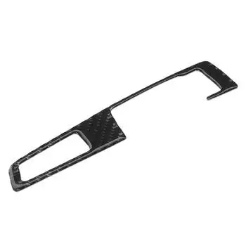 Накладка на панель кнопки переключения передач из углеродного волокна, подходит для F07 F10 F25 F26 2009?2016 LHDB (двойственный