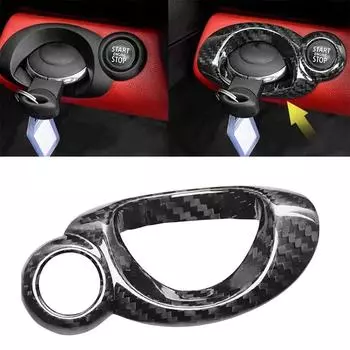 Накладка на панель кнопки старт-стоп из углеродного волокна для Mini Cooper R56 R57 R58 R59 R60