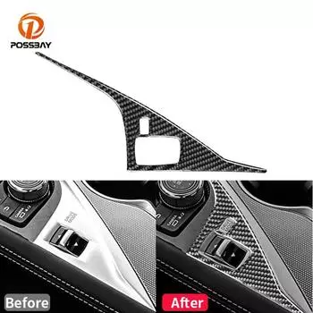 Накладка на панель переключения передач автомобиля для Infiniti Q50 Q60 2014-2019, декоративная наклейка из углеродного волокна