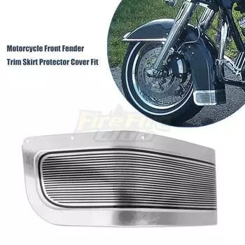 Накладка на переднее крыло мотоцикла, хромированная крышка для Harley Touring Electra Road Glide Road King FLHR FLHTK 1980-2013