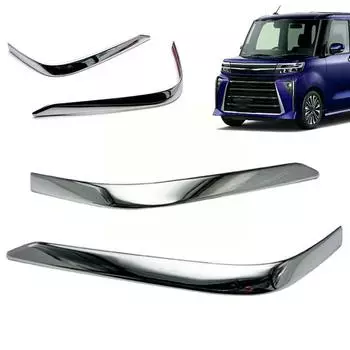 Накладка на передний бампер автомобиля для 2024 Daihatsu Tanto Custom Accessories Styling Protection Decoration Strip Car Accessories Y9W7