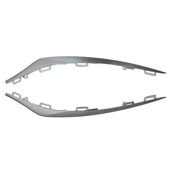 Накладка на передний бампер автомобиля, молдинг, гальваническая отделка для Mercedes W117 CLA 180 200 250 2016-2019 1178854900 1178855000 CHINA