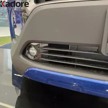 Накладка на переднюю противотуманную фару для Toyota Corolla Cross 2022 2023, хромированная рамка противотуманной фары, накладка для автомобиля ABS Chrome 1