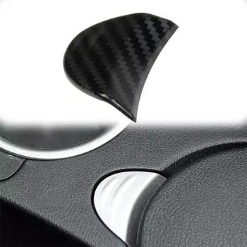 Накладка на переключатель центрального подлокотника салона автомобиля под карбон для Nissan 370Z