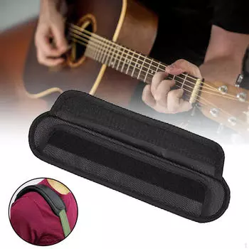Накладка на плечевой ремень для гитары, аксессуар для гитариста, многофункциональный съемный электрический бас