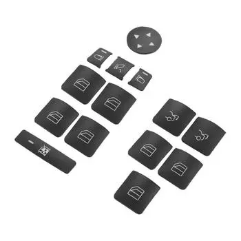 Накладка на подлокотник двери автомобиля, крышка кнопки стеклоподъемника для Mercedes Benz E C-Class GL