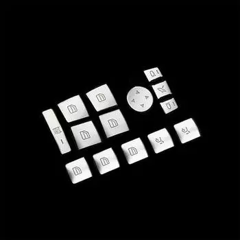 Накладка на подлокотник двери автомобиля, крышка кнопки стеклоподъемника для Mercedes Benz E C-Class GLK