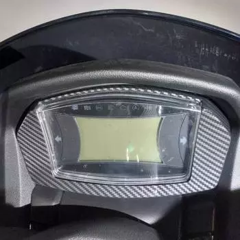 Накладка на прибор из углеродного волокна, сменная декоративная крышка для мотоцикла, спидометра, спидометра