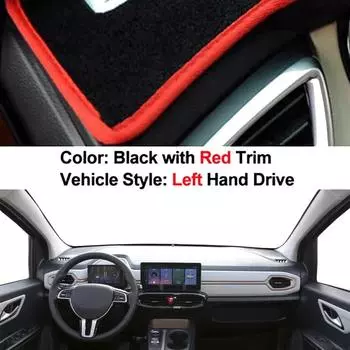 Накладка на приборную панель автомобиля, коврик для приборной панели, накидка для Sehol E10X JAC E-JS1, солнцезащитный козырек от солнца, внутренний защитный коврик для автомобиля Red LHD