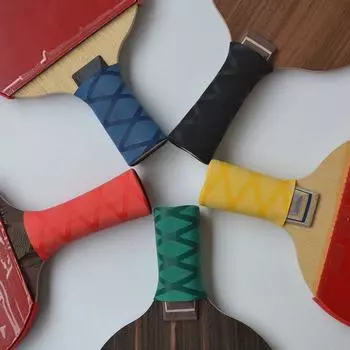 Накладка на ракетку для настольного тенниса Термоусадочный чехол для ракетки для пинг-понга Ручки для ракетки Overgrip Лента для ручек красный