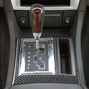 Накладка на рамку рычага переключения передач из углеродного волокна для Chrysler 300 300C 2005-07