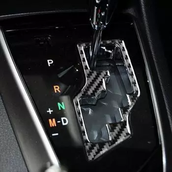 Накладка на раму автомобиля, прочное углеродное липкое нецарапающееся волокно, внутренняя наклейка на панель переключения передач