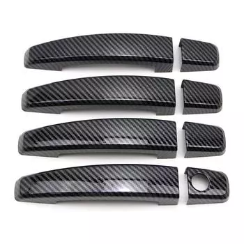 Накладка на ручку наружной двери, имитация карбона, для Chevrolet Cruze 2011-2015